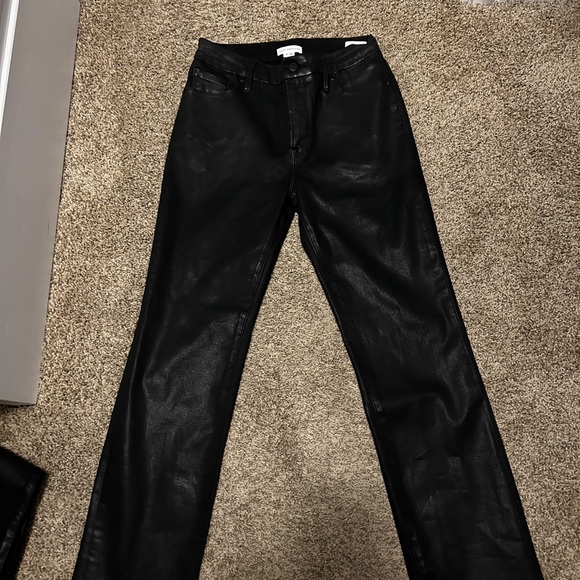 Good American, Good Straight Coated jeans, size 6 - Picture 3 of 5